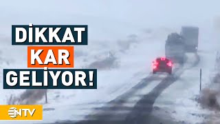 Hafta Sonu Hangi İllerde Kar Bekleniyor  NTV [upl. by Ecirtaeb]