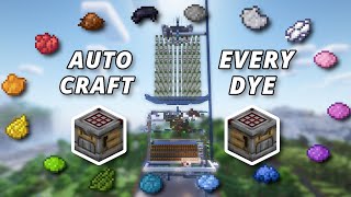 The FIRST True Dye Farm in Minecraft 121 Java [upl. by Krystal]