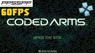 Coded Arms 60FPS Patch  PSP Gameplay PPSSPP 1080p [upl. by Talya843]