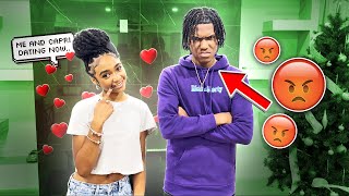 ME AND CAPRI GO TOGETHER PRANK ON ROMAN😱 HE WAS SO JEALOUS [upl. by Luella]