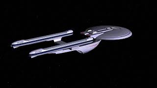 Star Trek Bridge Commander USS Excelsior vs USS EnterpriseA [upl. by Farlay293]