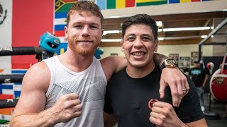 Brandon Moreno Meets Canelo Alvarez [upl. by Andromache]