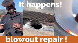 The 6010 Blowout Repair How to Fix the Most Common Problem in Pipe Welding [upl. by Ellehc]