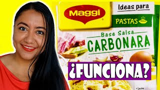 BASE PARA PASTAS MAGGI  ¿FUNCIONAPROBANDO PRODUCTOS NUEVOS DEL SUPERLOS ROLES DE EDY [upl. by Alpert]