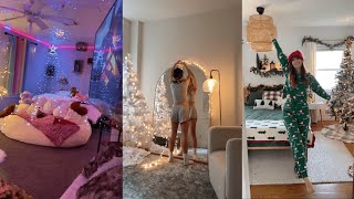 Decorate my room with me for Christmas 🎄❄️  Tiktok Compilation [upl. by Proudfoot]