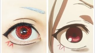 Suzuya Juuzou  Tutorial  Anime Eye Makeup 179 [upl. by Ecylla152]