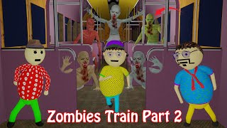 Gulli Bulli In Zombies Train Part 2  Railway Station  Gulli Bulli  Make Joke Horror [upl. by Lach47]