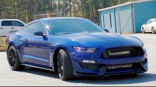 850 HP TWIN TURBO Shelby GT350 Review  8PSI For 800HP [upl. by Annaihr]