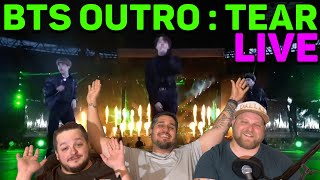 BTS 방탄소년단 OUTRO TEAR Live Performance REACTION [upl. by Ahsikam781]