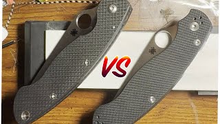 Spyderco Military vs Military 2 Similarities amp Differences [upl. by Myrtie]