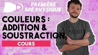 Les couleurs synthèse additive et soustractive  Spé Physique Chimie  Première [upl. by Haceber]