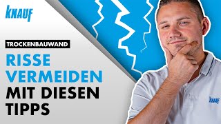 Risse in deiner Trockenbauwand vermeiden Tipps amp Tricks [upl. by Orodoet]