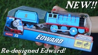 Unboxing the Newly Redesigned Trackmaster EDWARD  Thomas and Friends Toy Trains [upl. by Jovitta]