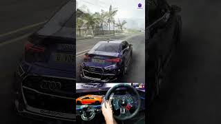 Audi RS3 in the Storm ️audi rs3 forzahorizon5 logitechg29 rain youtube [upl. by Engis]