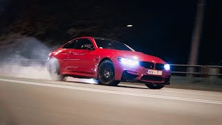 M4 F82 Illegal Street Drifting  4K [upl. by Aicile227]