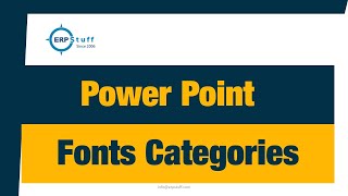 Fonts Selection  Fonts Categories  Fonts Choices  Fonts for Presentations [upl. by Alamat]