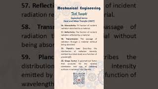 Important Concepts in Heat and Mass Transfer IT12 TechInsight mechanicalengineering MTCTutorials [upl. by Valda349]