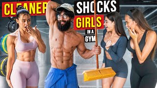 She cant say No to CLEANER  Anatoly GYM PRANK 30 [upl. by Mecke]