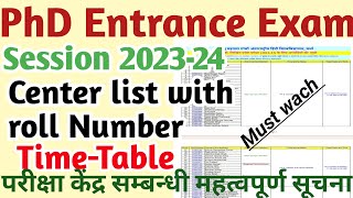 phd admission 2023  phd entrance exam 2023  phd entrance examphd admission latest news [upl. by Notxam991]