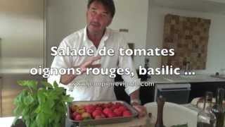 Salade de tomates facile MAIS originale par JP Vigato [upl. by Ziza]