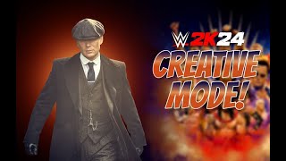 Making Tommy Shelby  WWE 2K24 wwe2k24 creativemode peakyblinders [upl. by Rowena]