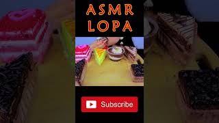 ASMR EATING CHOCOLATE CAKE MIO AMORE CAKE EATING SOUND NO TALKING MUKBANG [upl. by Nosylla]