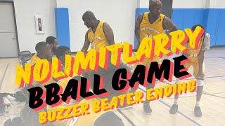 NO LIMIT LARRY Basketball Vlog  Insane buzzer beater ending [upl. by Bab]