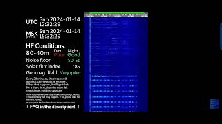 UVB76The Buzzer 4625 kHz voice message 1232 UTC 14012024 [upl. by Ynnav65]