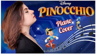 Nina De Santis  HiDiddle Dee Dee quotPinocchioquot Piano Cover [upl. by Eidnalem]