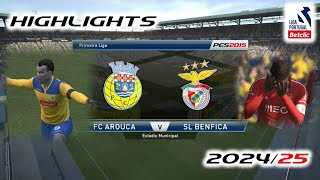 No Way to the Net │ Arouca vs Benfica │ 202425 │ Master League Coach Mode │ PES 2015 [upl. by Hamrah]