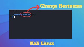 How to Change HOSTNAME in Kali Linux [upl. by Cantone]