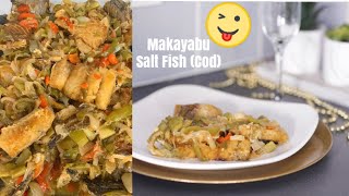 MAKAYABU  SALT FISH  MEILLEURE RECETTE CONGOLAIS 😋 [upl. by Laehctim]