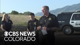 Quarry Fire news conference held on Friday morning in Jefferson County Colorado [upl. by Eniamsaj]