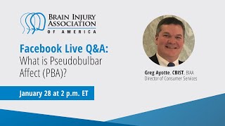 Pseudobulbar Affect PBA QampA W Greg Ayotte [upl. by Eninotna]