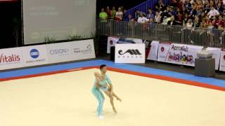 Gymnastics FIG Acro World Cup Maia 2014 MxP Balance GBR [upl. by Xirtaeb]