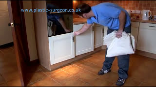 Repair To Damaged Kitchen Units  Plastic Surgeon [upl. by Helms]