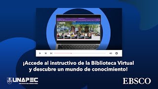 Accede al instructivo de nuestra Biblioteca Virtual [upl. by Ermeena117]