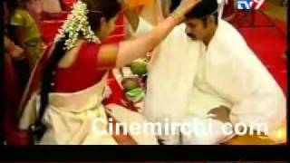 YouTube  ‪Pavan Kalyan and Renu Desai Weddingcinemirchicom‬‏flv [upl. by Larissa]