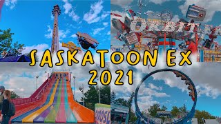 Saskatoon Exhibition 2021  The Rides Foods Attractions and Shows [upl. by Ainoek]