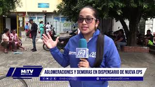 AGLOMERACIONES Y DEMORAS EN DISPENSARIO DE NUEVA EPS [upl. by Yelsnit]