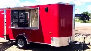 New 2016 Cargo Craft Elite V 7x12 Enclosed Concession Trailer for sale [upl. by Bree]