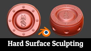 Hard Surface Sculpting  Blender 32 Beginner Tutorial [upl. by Okihcim]