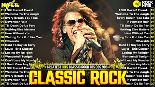 Best Classic Rock Songs 70s 80s 90s 🔥 Aerosmith Guns N Roses Bon Jovi Metallica Queen ACDC U2 [upl. by Nodearb]