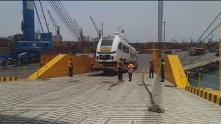 Ghanas Long Awaited Train Finally Arrives In The Country [upl. by Neu]