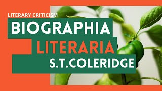 Biographia Literaria by STColeridge  Literary Criticism  Summary in Tamil [upl. by Rotsen]