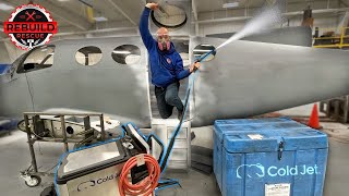 Dry Ice Blasting The Free Abandoned Airplane [upl. by Toms]