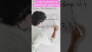 CLASS 12 MATHS ISC IMPORTANT QUESTION  shorts shortsfeed maths class12 [upl. by Tama631]