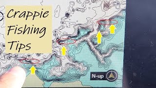 Sonar and lake map Tips for Crappie Ep 7 30 Day Challenge [upl. by Aicined253]