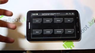 Samsung Galaxy Tab 3 TWRP recovery and root [upl. by Jandy420]