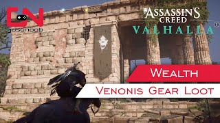 AC Valhalla How to Get Venonis Gear Chest [upl. by Htiekel]